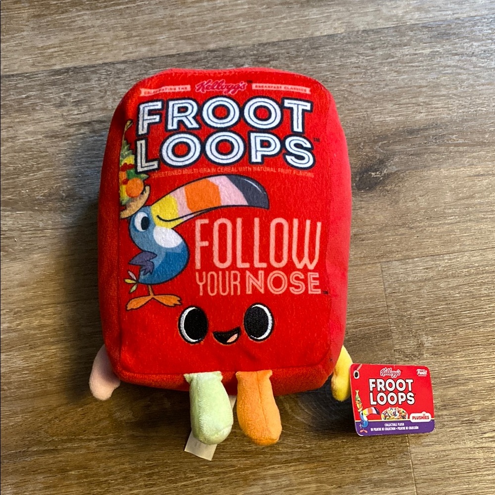 Red Froot Loops Plush Stuffed Animal